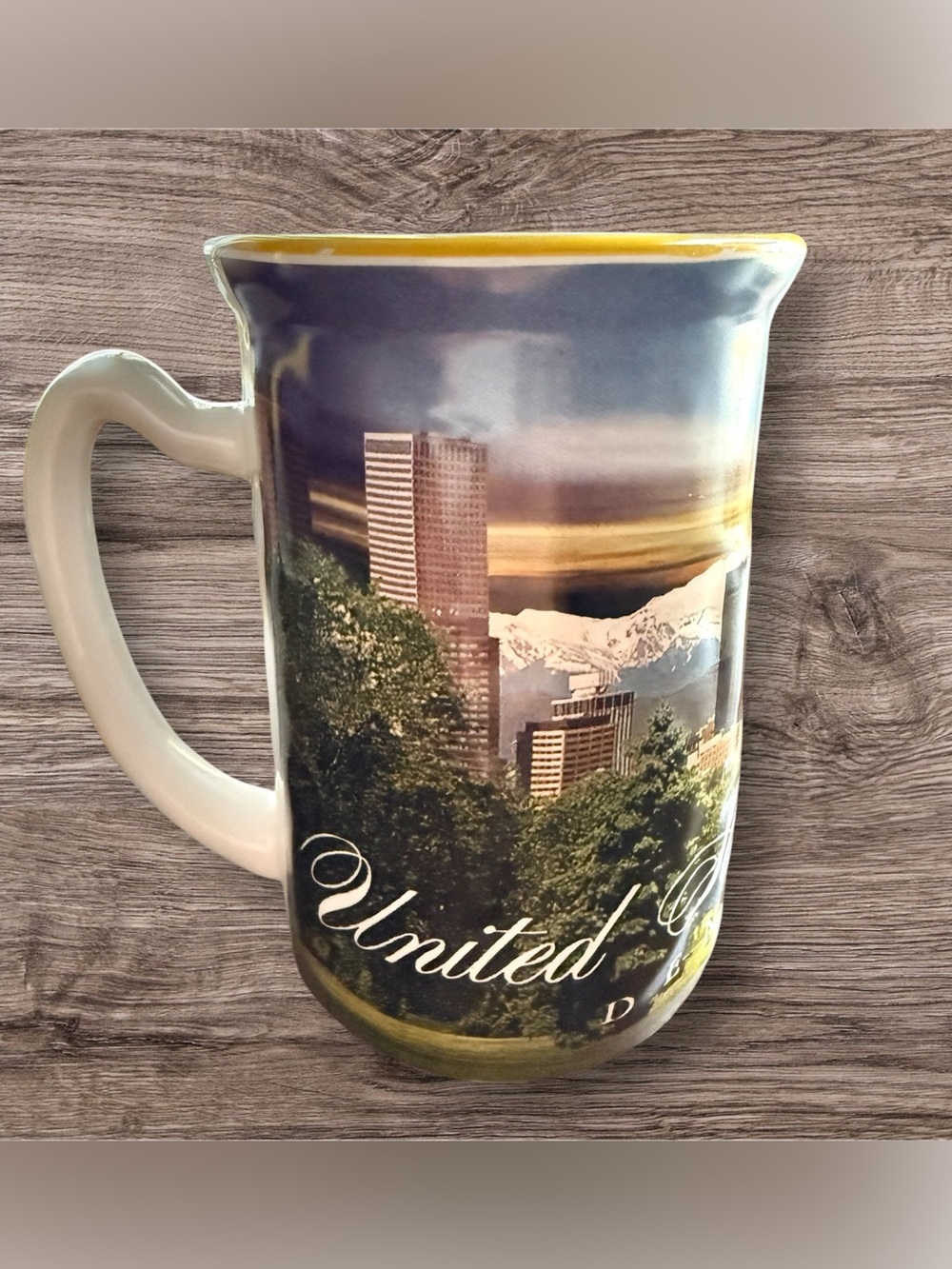 Denver US Mint Ceramic Mug | Vintage United States Treasury Souvenir Coffee Cup